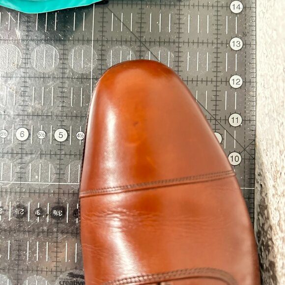 Church's Custom Grade Men Size 10.5D Brown Leather Cap Toe Oxford Dress Shoes - Picture 12 of 12